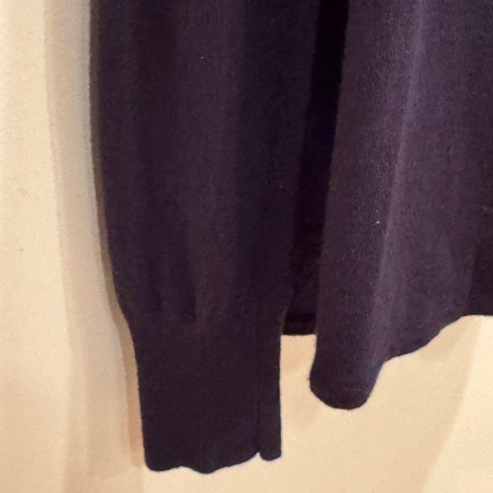 Loft Open Front Cardigan/Charcoal Black/Small/Kni… - image 4